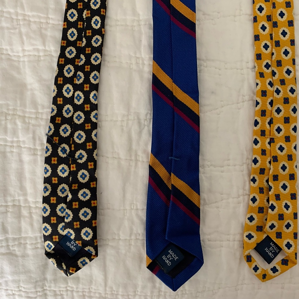 Ralph Polo neckties from. 1980, 1990, etc. Set of six!!!